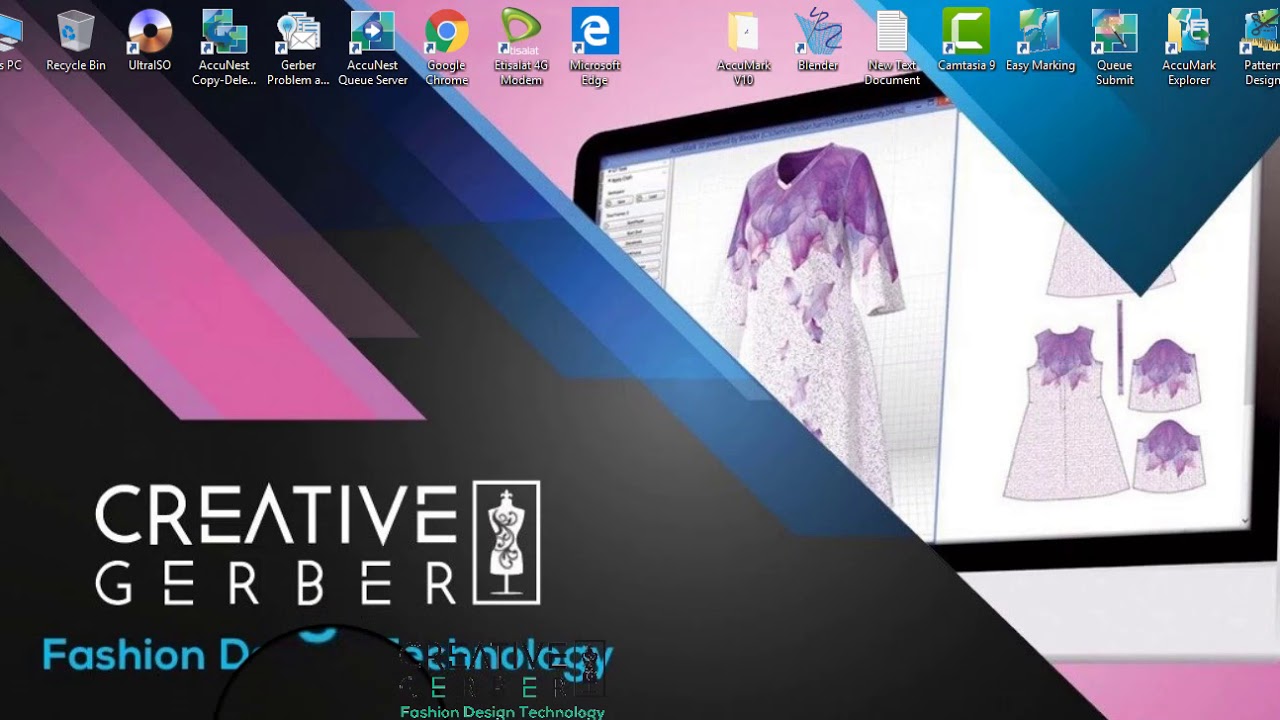 الحلقه الاولي تعليم برنامج جربرTRAINING) GERBER ACCUMARK 10) - YouTube