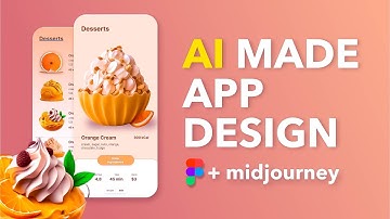 How to Create AI App Design (Midjourney + @Figma)
