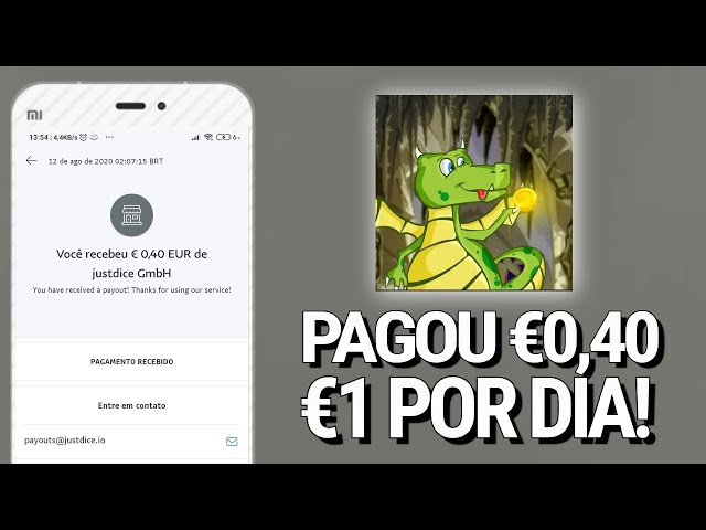 Greedy Dragon App: Jogo paga em Euros no PayPal! Converta para