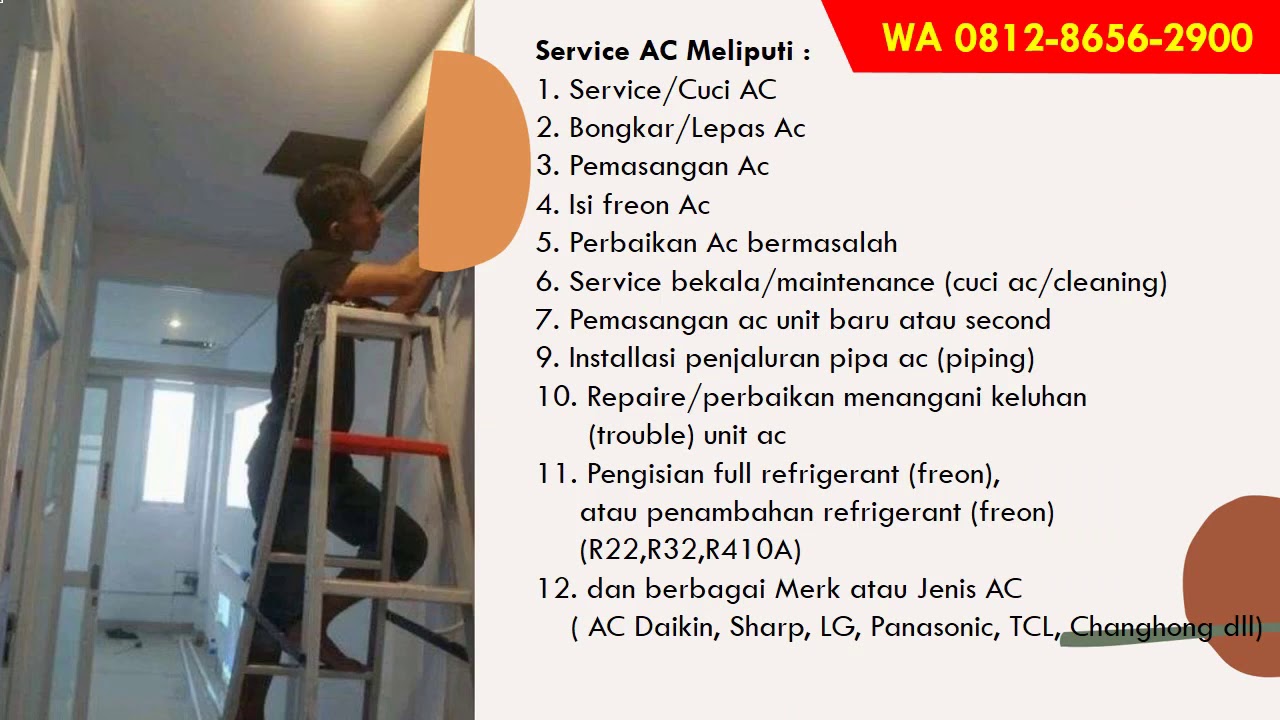Service Ac Daikin, Service Ac Terdekat Dari Sini WA 0812