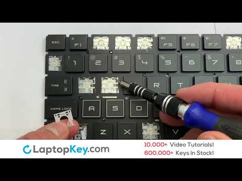 Replace Keyboard Key HP OMEN 15-DC  Fix Laptop Installation Repair 15T-DC 15T-DC000 15-DC0006LA