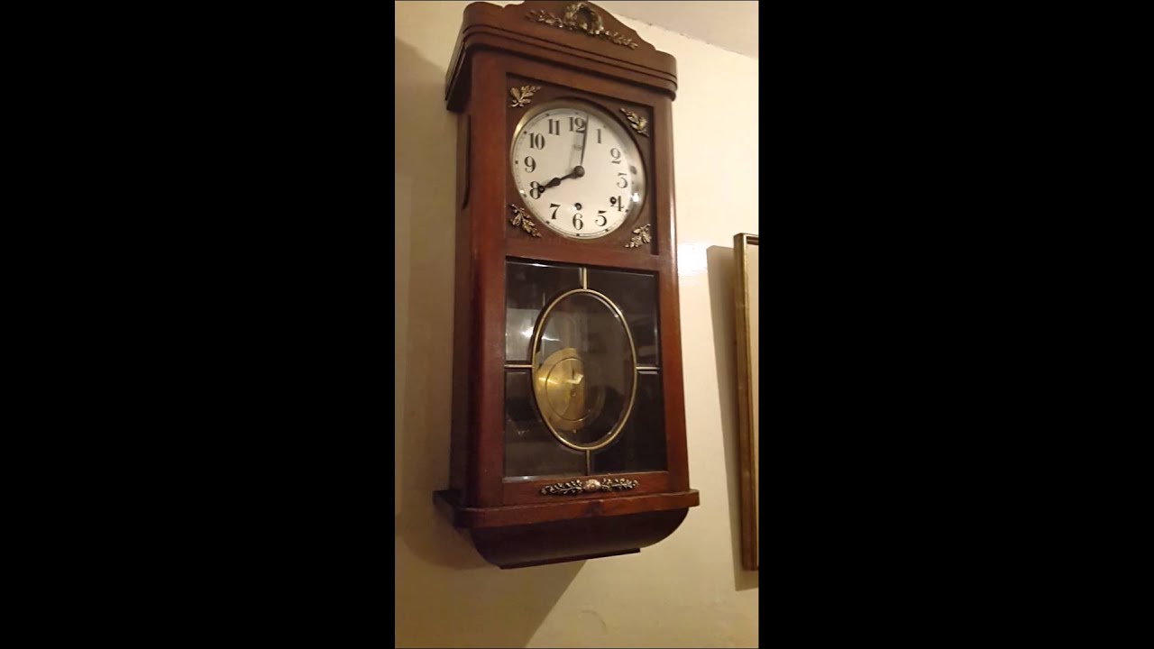 Vedette Westminster chime wall clock YouTube