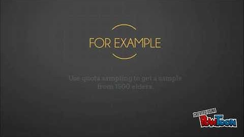 What is Quota Sampling
