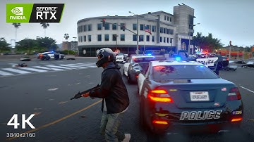 GTA V on RTX 3090 Realistic Graphic MOD Maxed-Out Nvidia High Quality Setting | Realism Beyond 2.0