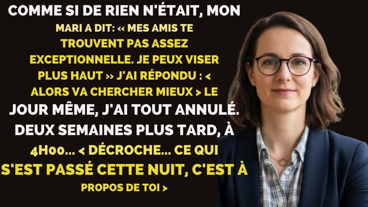 Il a dit： « Je peux viser plus haut »   À son anniversaire, je révèle tout