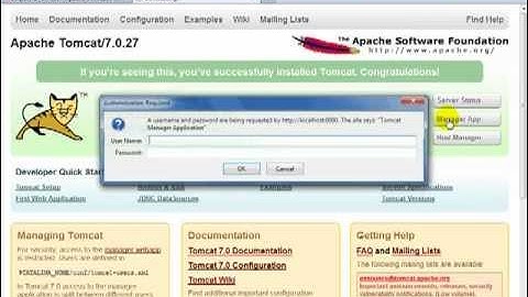 Installing Apache Tomcat Web Server