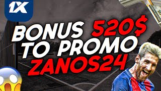 Promo code 1XBET . Free bonus 520$ for registration. Promo code - ZANOS24 - 1XBET promo code