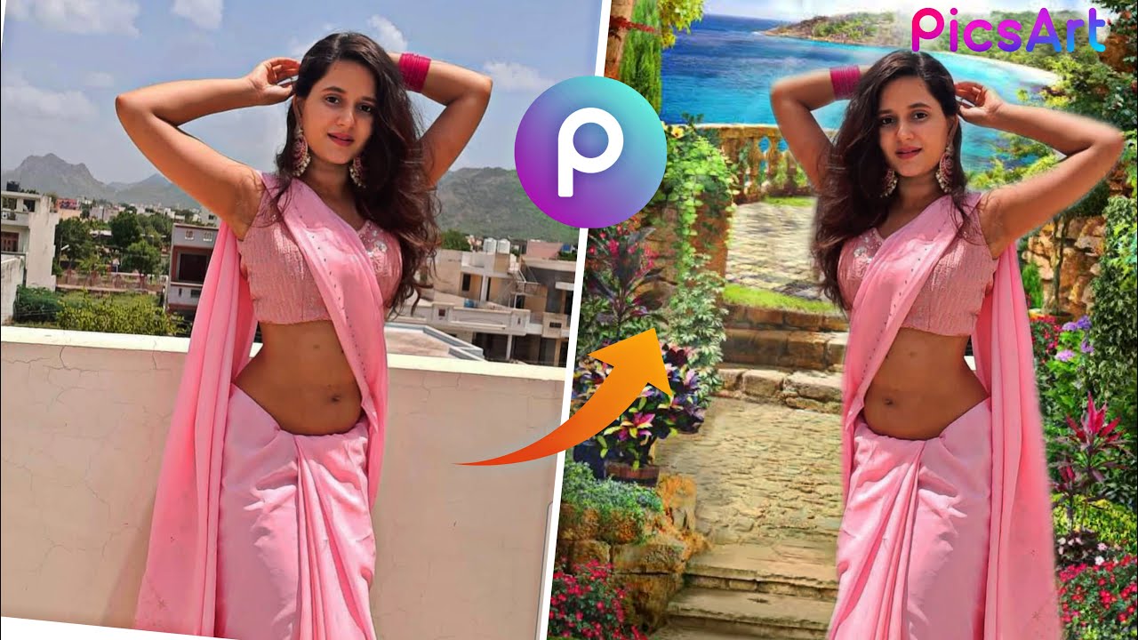 PicsArt Photo Editing Background Change How to Change Background of