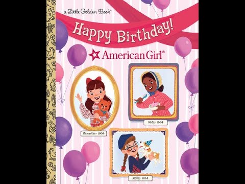 Little Golden Books Happy Birthday American Girl
