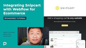 Integrating Snipcart with Webflow for Ecommerce - Tutorial