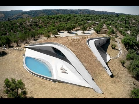 Ultramodern Villa Ypsilon House by LASSA Architects, Finikounda, Greece
