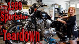 1989 Sportster - Complete Disassembly In Under 4 minutes.