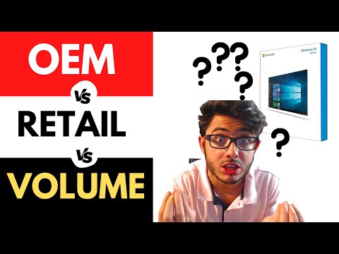 Microsoft License Types OEM,RETAIL,VOLUME & How to check which license you have Explained In Hindi