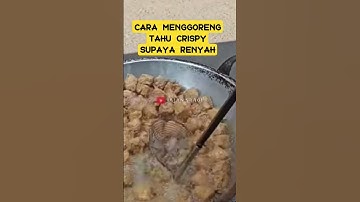Thumbnail of TAHU CRISPY PALING RENYAH & ENAK !! #shorts #shortvideo #idejualan #ideusaha #streetfoodindonesia