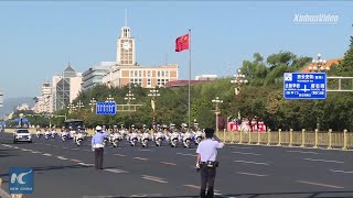 China's COVID-19 fight role models arrive for commendation meeting in Beijing