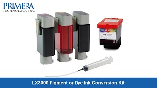 Primera LX3000 Pigment/Dye Conversion Kit