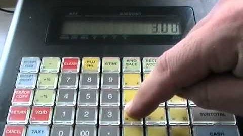 Sam4s ER230 - How To program the description of a PLU button