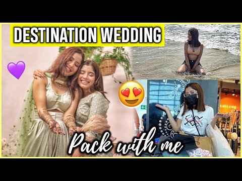 Packing for a DESTINATION WEDDING IN GOA😍 | Shaadi Outfits,  Makeup, Jewelry | Anindita Chakravarty