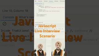 Live Interview Arrow Function vs Normal Function in JavaScript Output Question