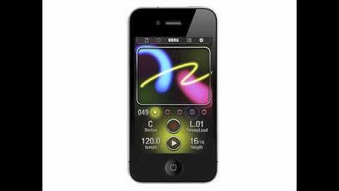 iKaossilator for iPhone. Short song made only with iKaossilator