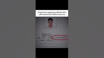 POV: Crypto bros applying for McDonald