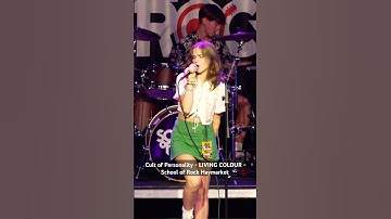 Cult of Personality - LIVING COLOUR - School of Rock Haymarket #schoolofrock