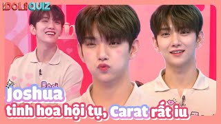 VIETSUB|Đúng là bản thiết kế vĩ đại phá đảo quiz đoán chữ từ Joshua|SEVENTEEN #end|211201KBS WORLDTV