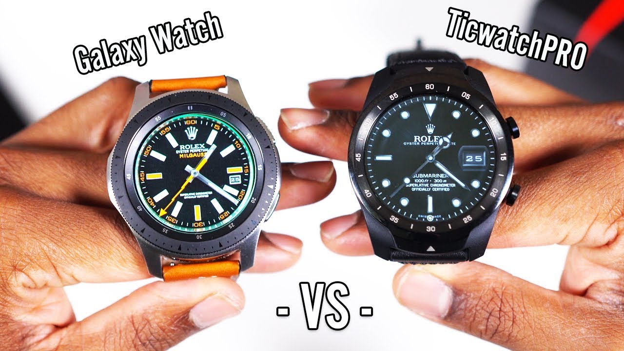 ticwatch pro versus samsung galaxy watch