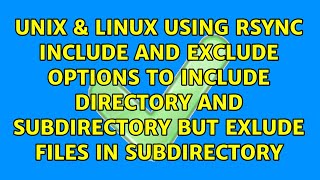 Using Rsync include and exclude options to include directory and subdirectory but exlude files...