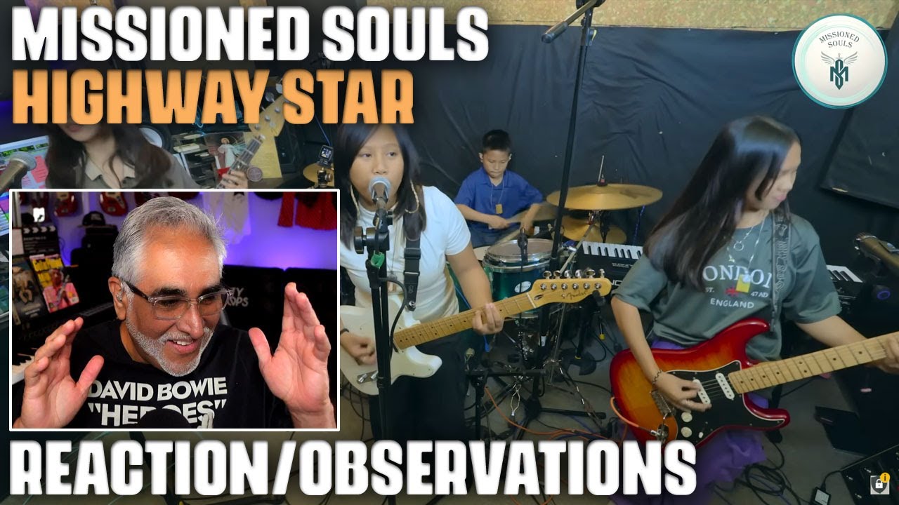 "HIGHWAY STAR" (Deep Purple Cover) by Missioned Souls, Reaction/Observations by Musician/Producer