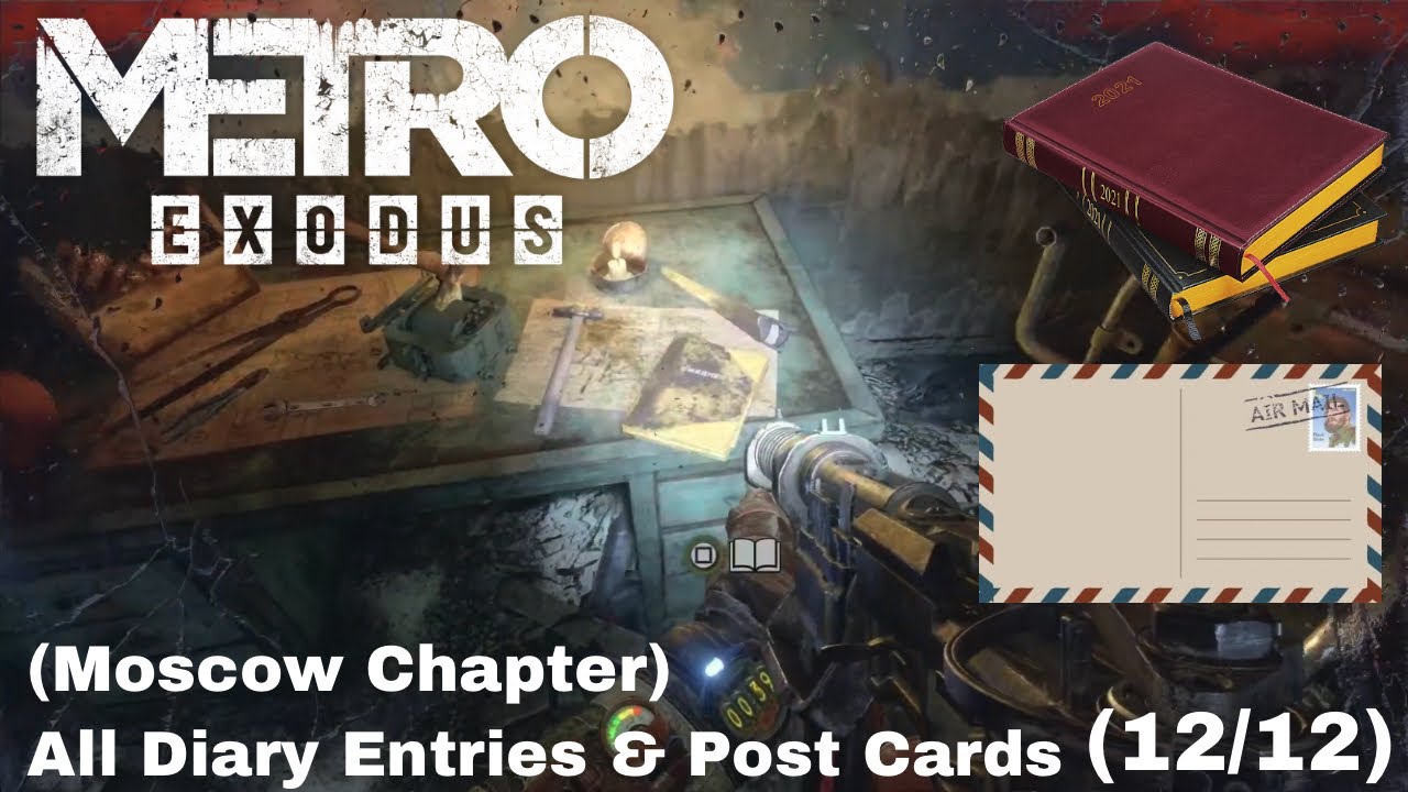 Metro Exodus Diary & Postcard Collectibles (Moscow) YouTube