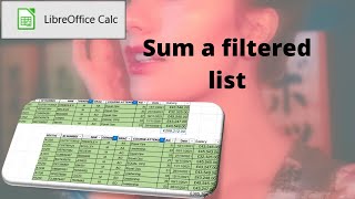 How to add up a filtered list. Dynamic totals