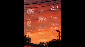 𝐀𝐑𝐓 & 𝐏𝐋𝐀𝐆𝐔𝐄𝐒 • a poem by Marius Black #resilience #art #artph #artist #moses #arts #painter #song