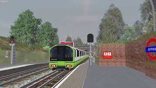 Openbve Ongar Route  - Train // 1986 Stock Prototype // Efectuación (Epping) screenshot 5
