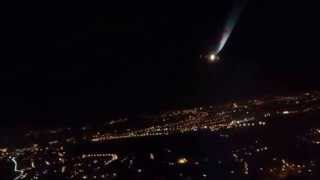 Departure from Palma de Mallorca night flight August 2012