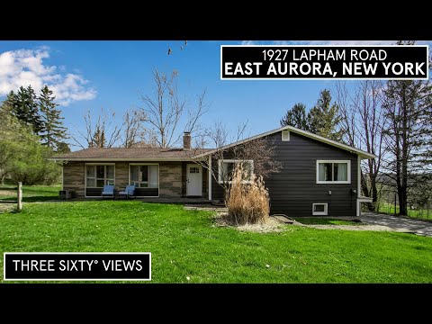 1927 Lapham Rd, East Aurora, NY home video tour