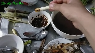 Món Măng Chả Chấm Chẳm Chéo Lá Chanh Tỏi Ớt Món Ẩm Thực Tây Bắc | Dân Tộc Thái Đen