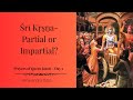 R ka partial or impartial  prayers of queen kunt  day 5  iskcon damodardesh