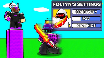 I Used YOUTUBERS Settings In Roblox Bedwars..