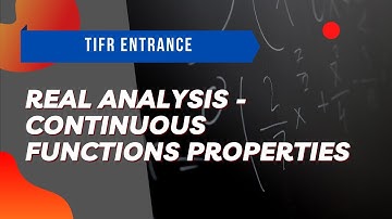 Real Analysis | TIFR Math GS 2020 Problem 2 | Properties of a Continuous Function | Cheenta