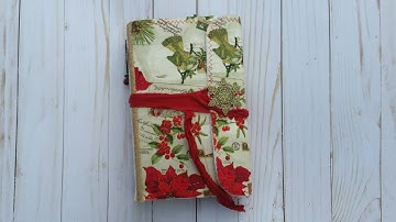 Part 1: Make a Softcover Junk Journal! (Making the Cover) Beginner Tutorial for Fabric Softcover