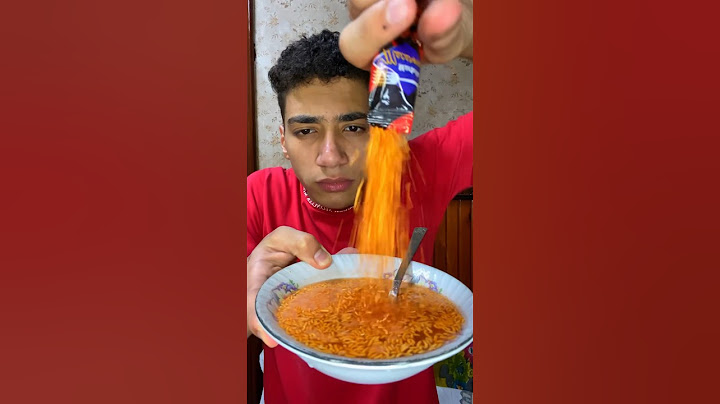 انا جربت اندومي كوري حار بي2ج🥵😳!!