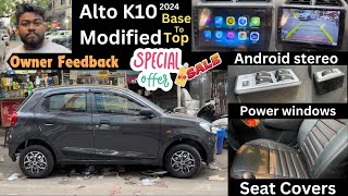 Alto K10 2024 fully modified 🔥 Alto K10 base to Top modification 🔥 Alto K10 modified 🔥 #altok10