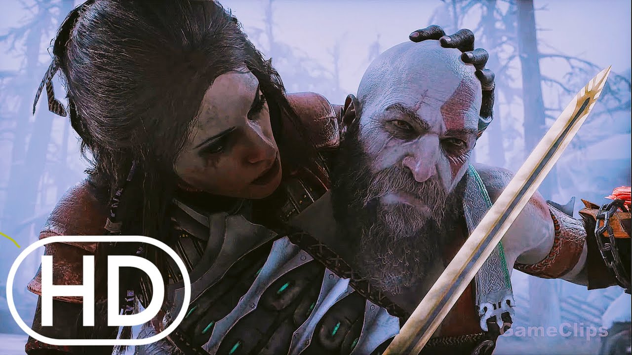 GOD OF WAR RAGNAROK - Kratos Vs Freya Boss Fight Scene 2024 (4K ULTRA ...