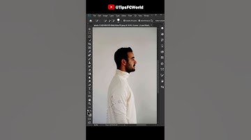 White Dress Guy on White Background | Remove Background Easily #Photoshop #Shorts