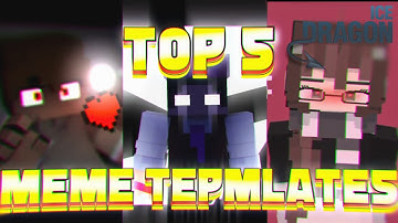 TOP 5 MEME TEMPLATES [ MINE-IMATOR / PRISMA3D ] MINECRAFT ANIMATIONS