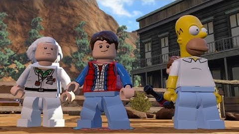 LEGO Dimensions - Back to the Future Adventure World Collectibles (Minikits excluded)
