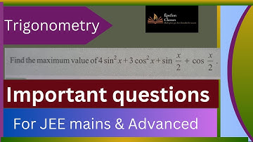 Find the maximum value of 4 sin^2x+3cos^2x+sinx/2+cosx/2