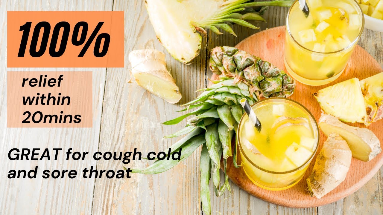 Ginger Tea Recipe With PINEAPPLES Best Home Remedy For Cough Cold