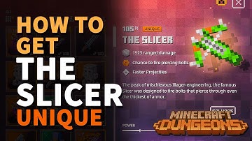 Where to get The Slicer Minecraft Dungeons Unique Crossbow